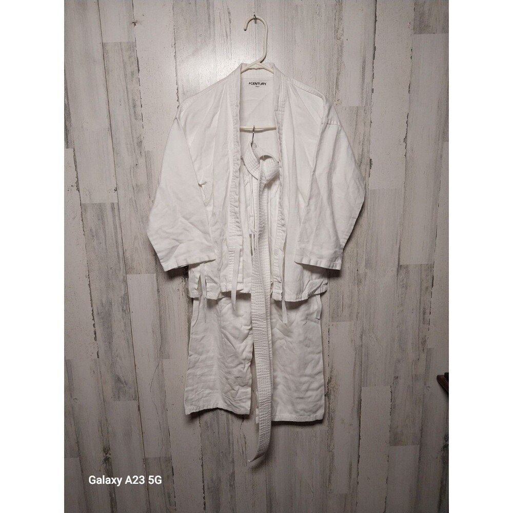 Century Gi Uniform Martial Arts Ju Jitsu White MMA Size 1 Child 8